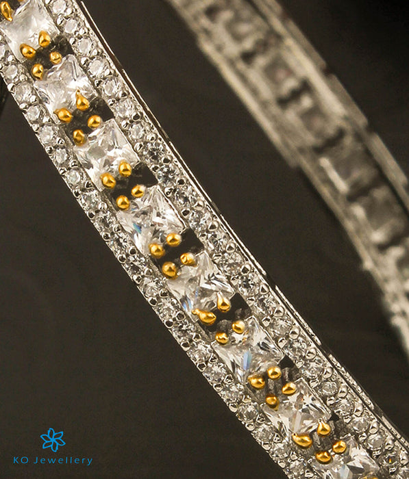 The Tiana Silver Bracelet (Size/2.6/Two-tone)
