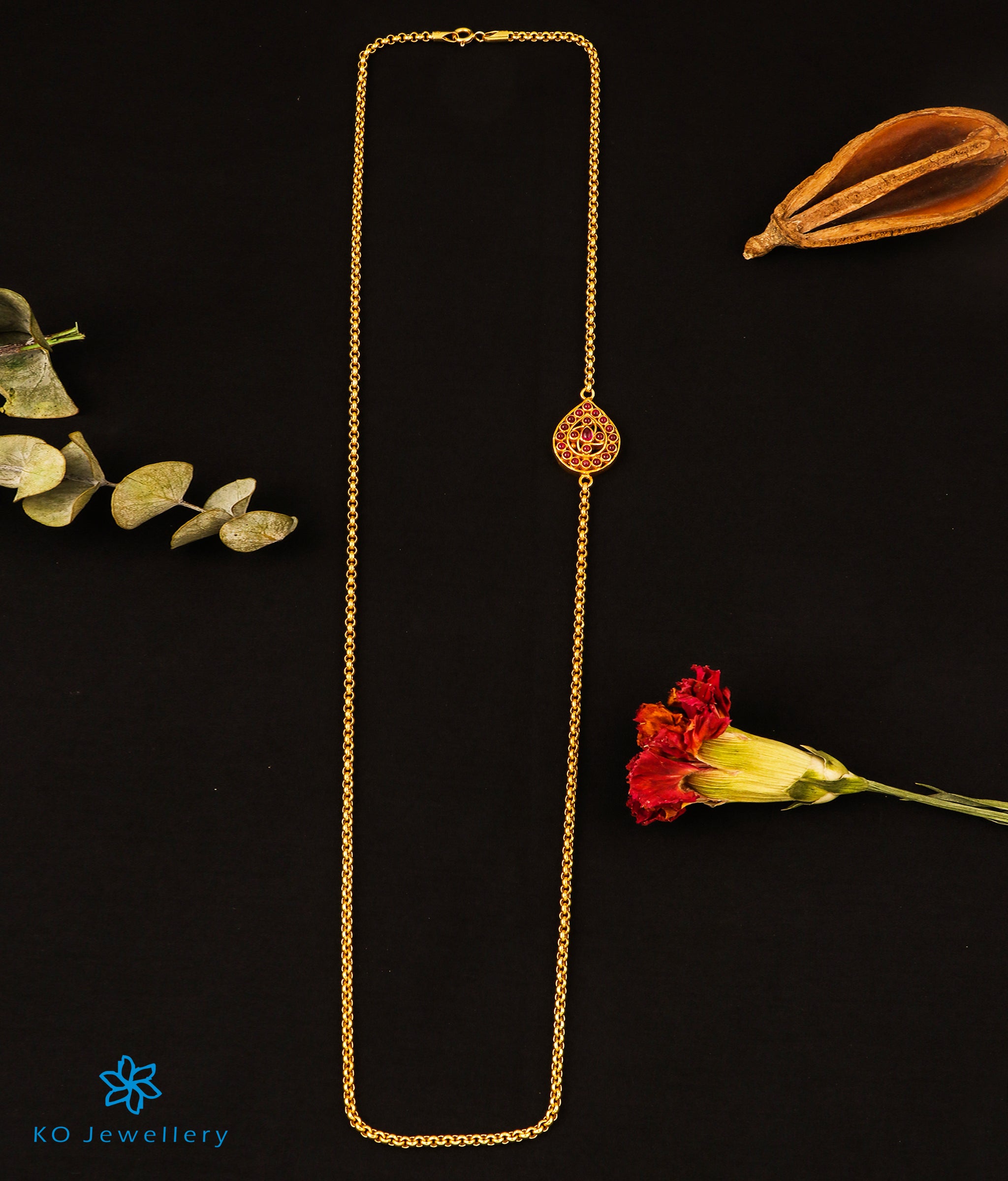 Gold Plated Silver Thali Chain Silver Thali Chain Gold Coated