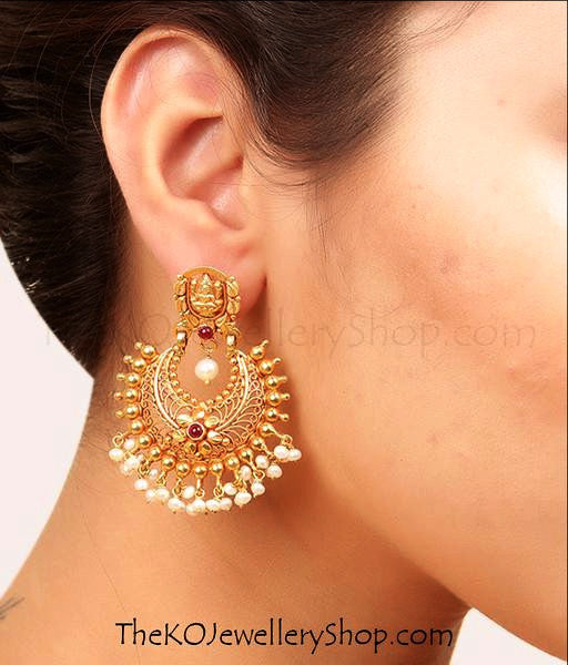 The Asmita Silver Chand-Bali Earrings