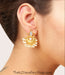 Online shopping gold plated pure silver earrings for women