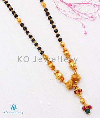 The Chaitra Silver Mangalsutra Necklace