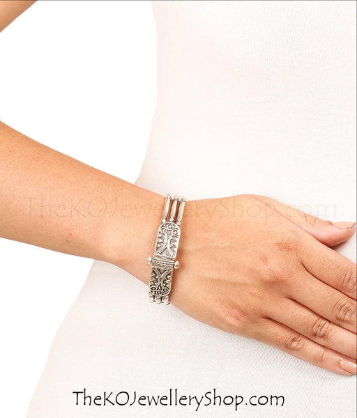 Hand crafted silver bracelet shop online