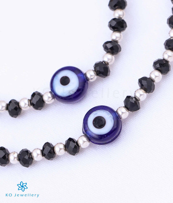 The Adhit Evileye Silver Baby/Kids Anklets (6 inches)