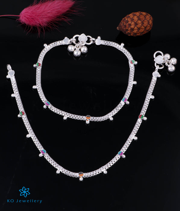 The Taruni Silver Kids Anklets (6-12 yrs)