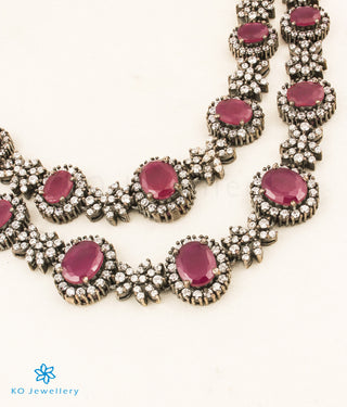 The Zoya Silver 2 layer Necklace