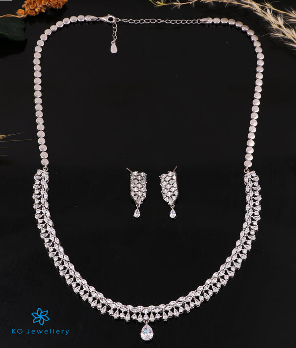 The Ariana Silver Necklace Set