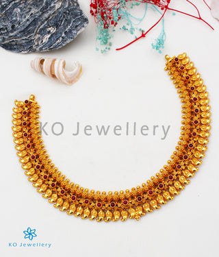 The Madhura Silver Mango Necklace
