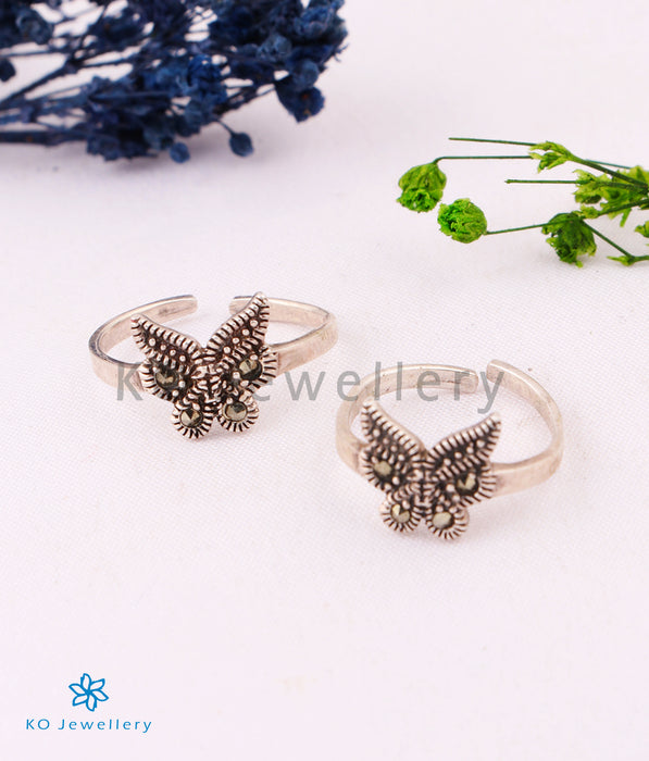 The Tittli Marcasite Silver Toe-Rings