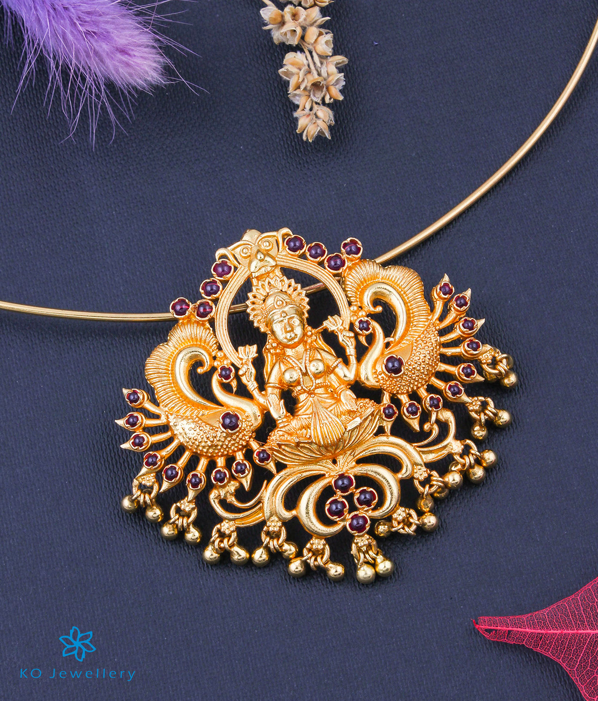 Lakshmi pendants sales in gold