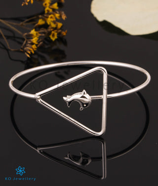 The Dolphin Silver Openable Bracelet