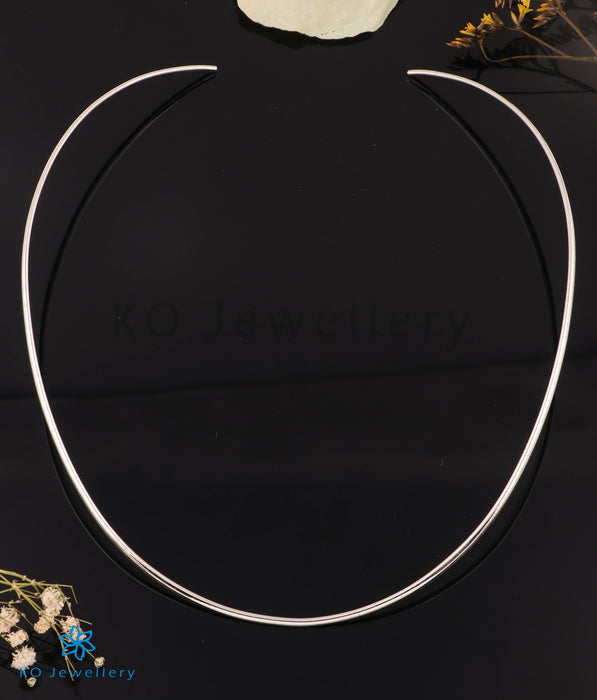 The Amanda Silver Collar Necklace