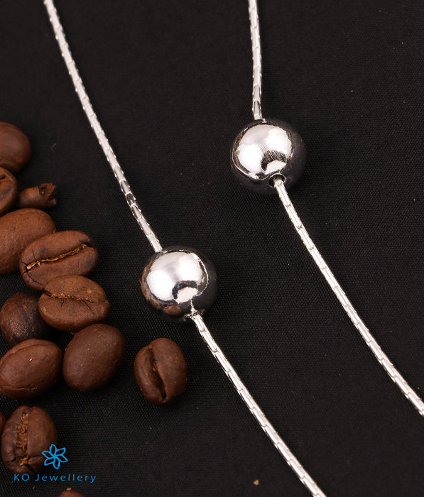 The Silvia Silver Beads Necklace