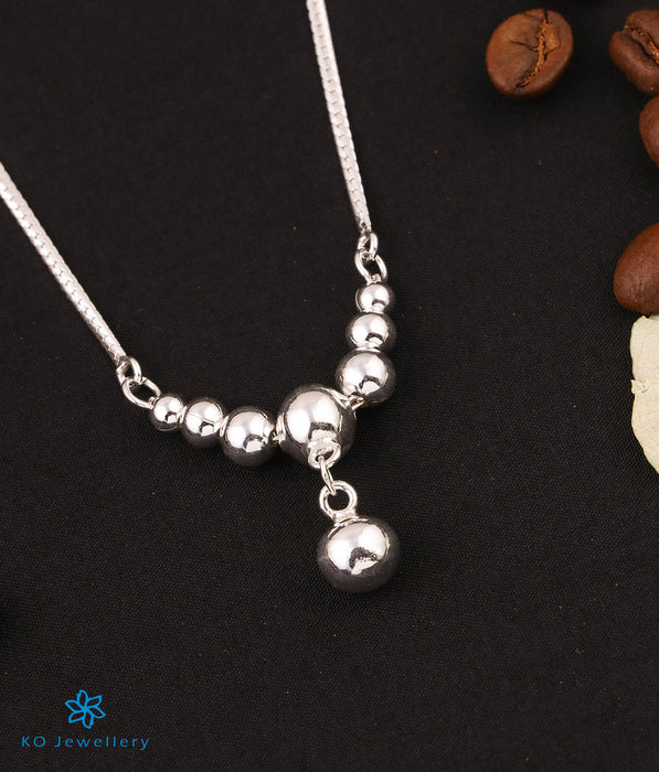 The Classic Beads Silver Necklace