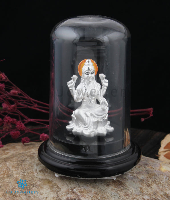The Bhargavi 999 Pure Silver Lakshmi Idol