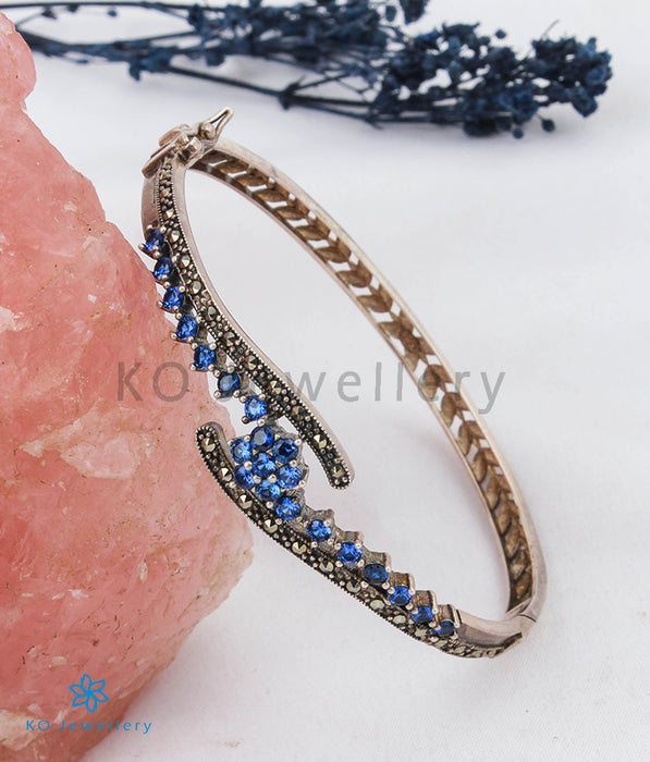 The Blue Nile Silver Marcasite Bracelet (Blue)