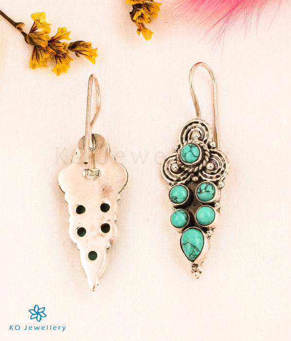 The Tamara Silver Gemstone Earrings (Turquoise)