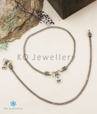 The Shuchi Silver Anklets