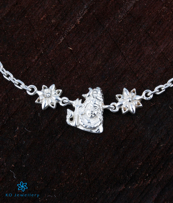 The Rudra Silver Rakhi/Bracelet