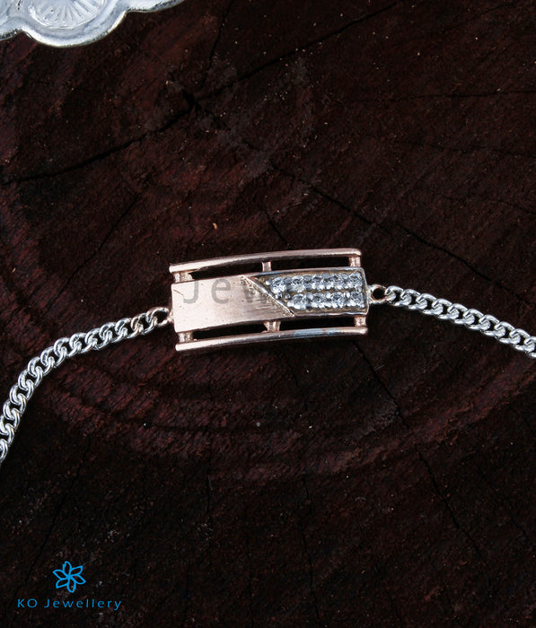 The Aura Silver Rakhi/Bracelet