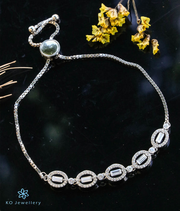 The Moonshine Adjustable Silver Bracelet
