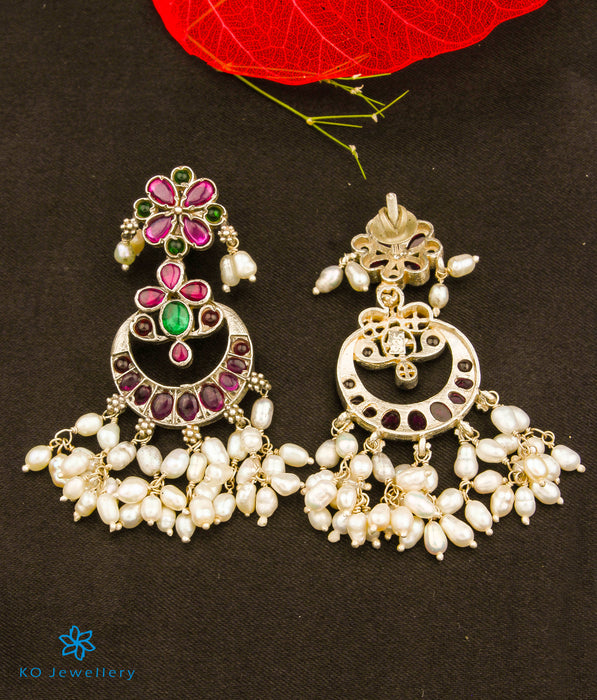 The Pranaya Silver  Guttapusalu Necklace (Long)