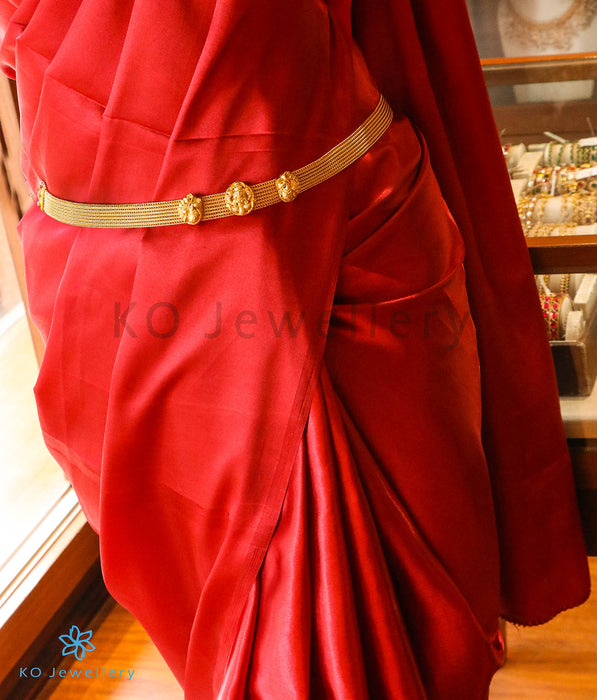 The Myra Silver Lakshmi  Bridal Waist-belt