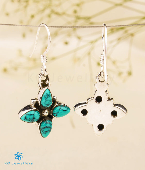 The Sarva Silver Gemstone Earrings (Turquoise)