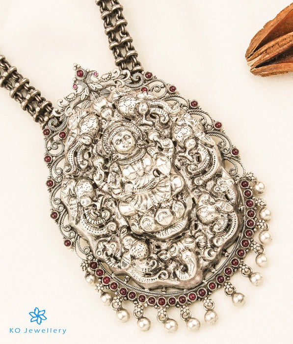 The Bhavini Nakkasi Silver Lakshmi Necklace