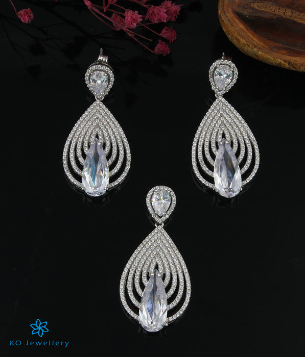 Copy of The Pearly Silver Pendant Set