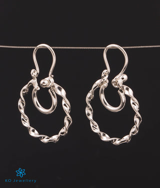 The Duo Silver Hoops