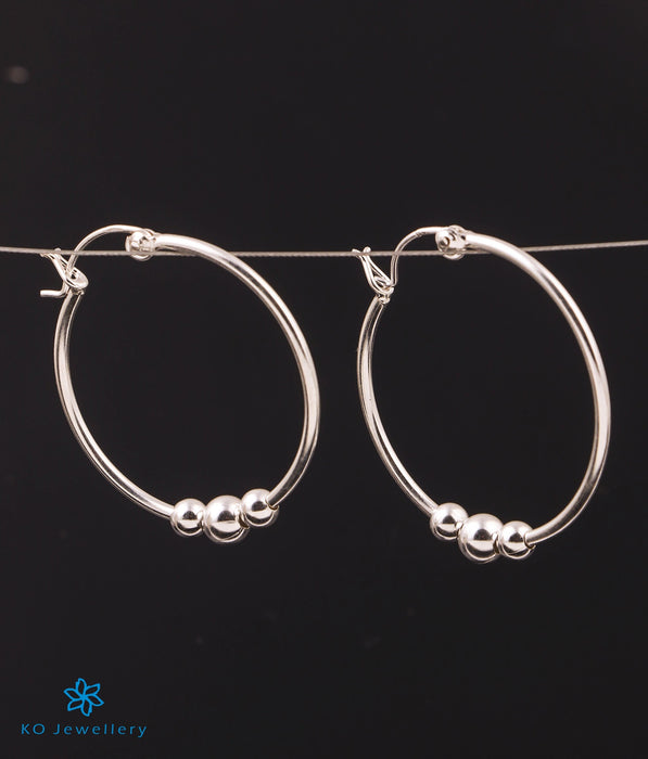 The Trio Silver Hoops