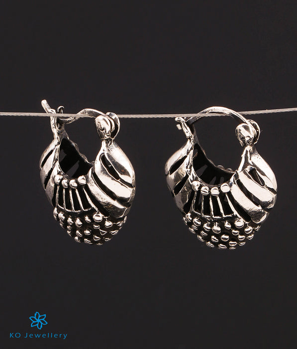 The Sphinx Silver Hoops