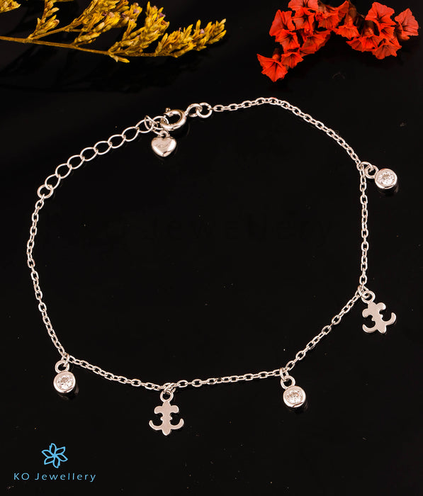 The Anchored Silver Bracelet