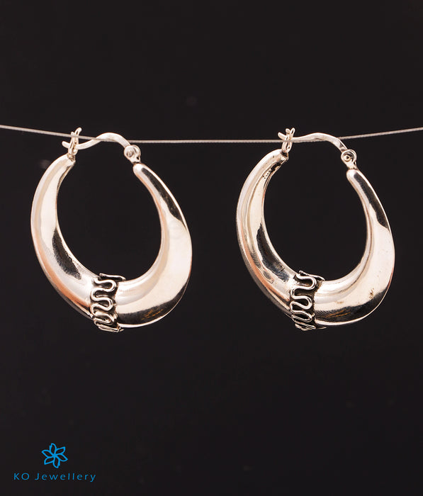 The Luxe Silver Hoops