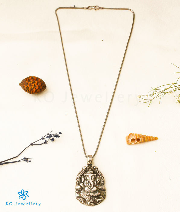 The Lina Silver Ganesha Pendant