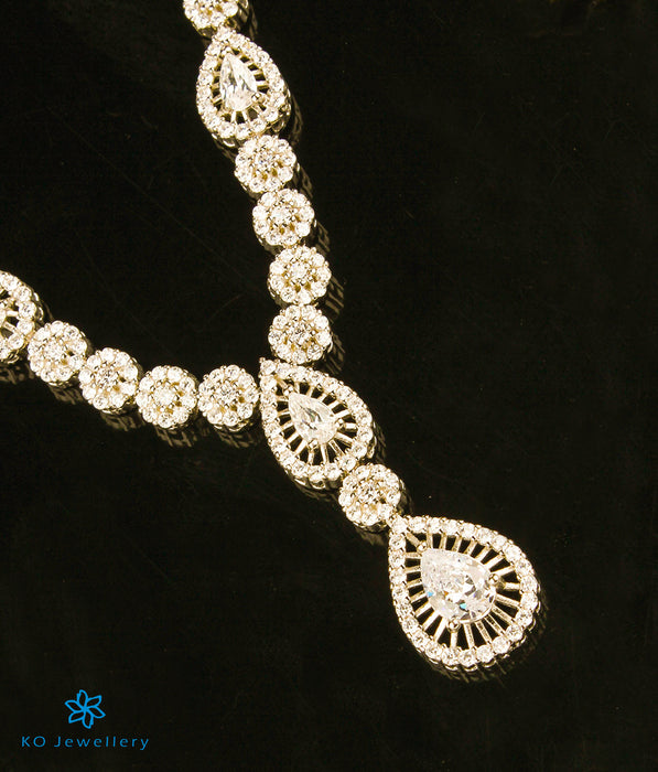 The Zarah Silver Necklace Set