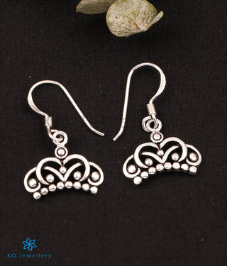 The Queen Silver Earrings
