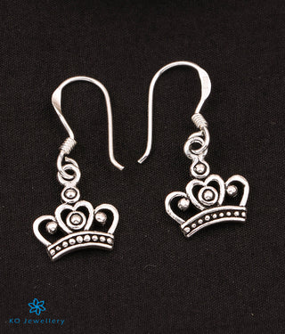 The King Silver Earrings