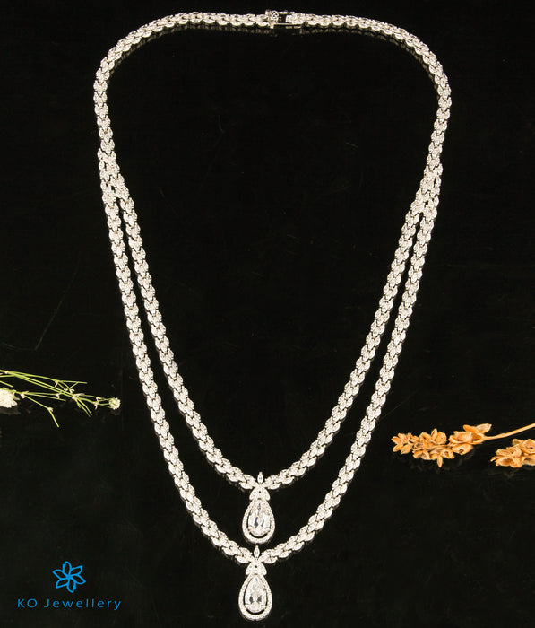 The Haima Silver Necklace Set
