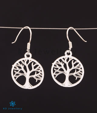 The Tree Of Life Silver Earrings
