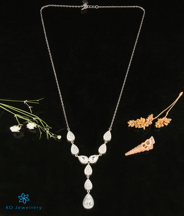 The Romali Silver Necklace Set