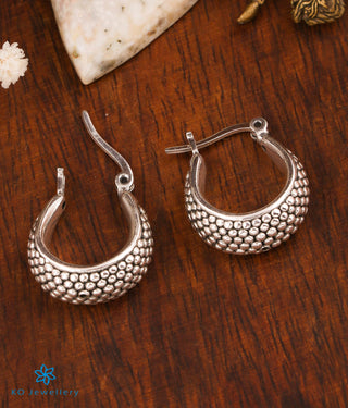 The Dotty Silver Hoops