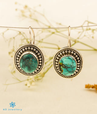 The Classic Turquoise Silver Earrings