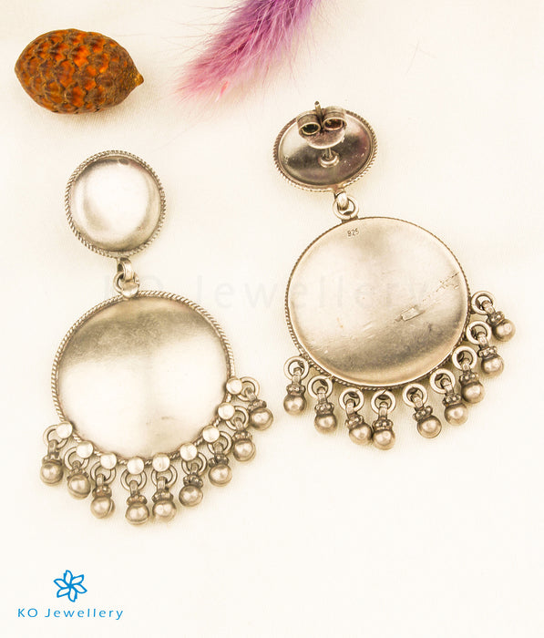 The Ranya  Antique Silver Earrings