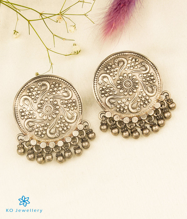 The Gili Silver Parrot Earrings