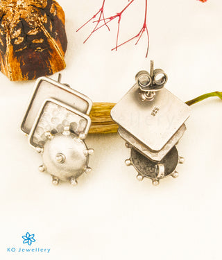 The Pitaka Antique Silver Earrings