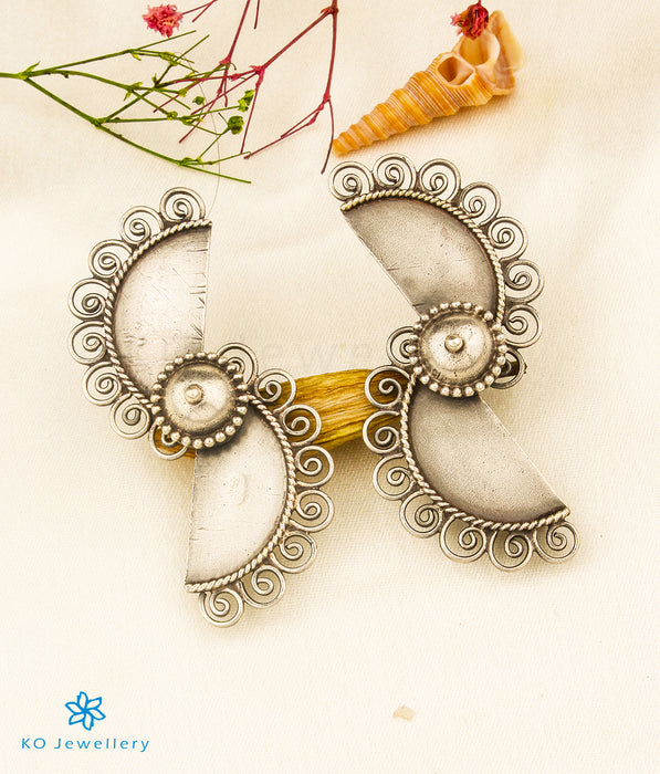 The Sayuri Antique Silver Earrings