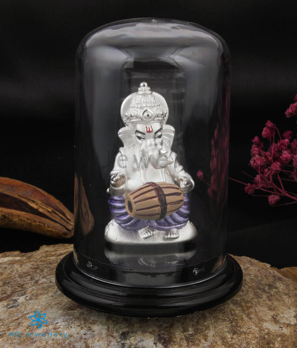 The Vignesh 999 Pure Silver Ganesha Idol