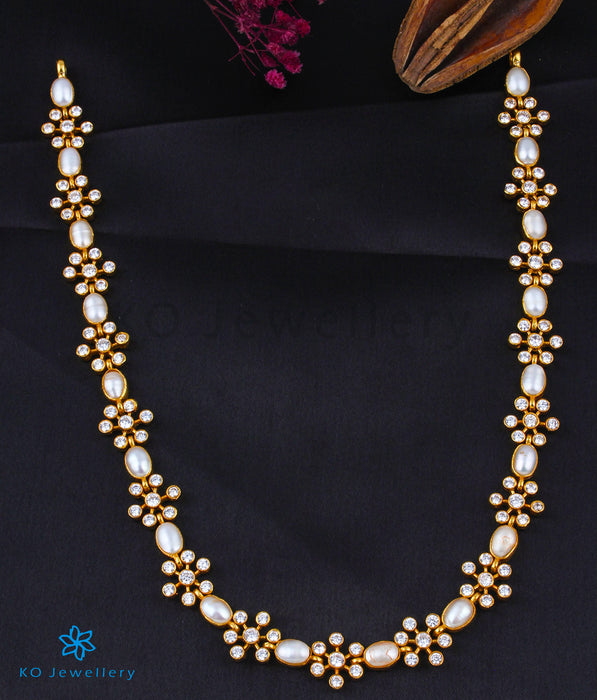 The Yajata Silver Pearl Necklace