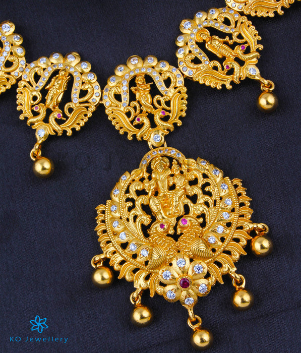 The Dashavatara Silver Necklace Bridal Set